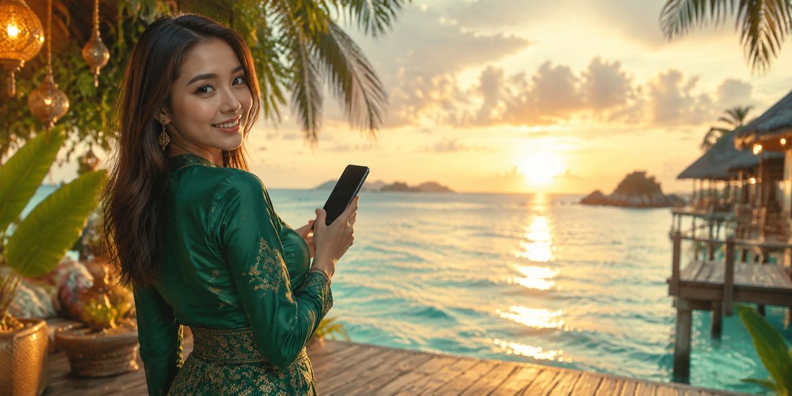 Antara paparan kasino mudah alih emas7 dengan tema Hari Raya